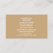 ハウスセールロゴ、不動産仲介業者、不動産業者 名刺 (裏面)