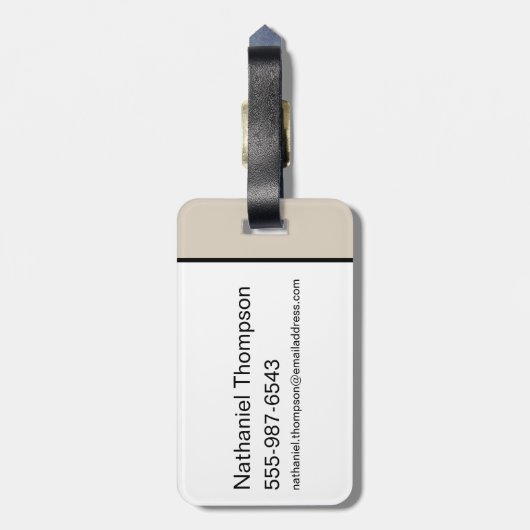 ハウスターガリエンファイア&ブラッド ラゲッジタグ (裏面縦)