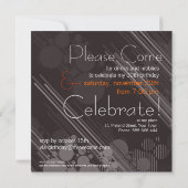 ハウスダンファンキースパーティの招待状 招待状 (裏面)