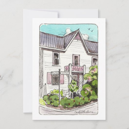 ハウスチョウアビクトリアンアクアインスティチュートフラットカード カード (正面)