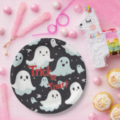 ハウストリッ幽霊のよく出るクトリートハロウィーン ペーパープレート (パーティー)