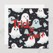ハウストリッ幽霊のよく出るクトリートハロウィーン 招待状 (正面/裏面)