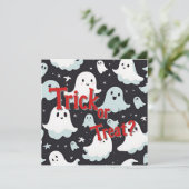 ハウストリッ幽霊のよく出るクトリートハロウィーン 招待状 (スタンド正面)