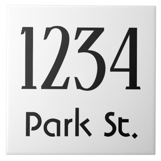 ハウスナンバーウィズ通り タイル (正面)