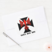 ハウスニュルンベルクゴットミットウンステッカー ラウンドシール (封筒)