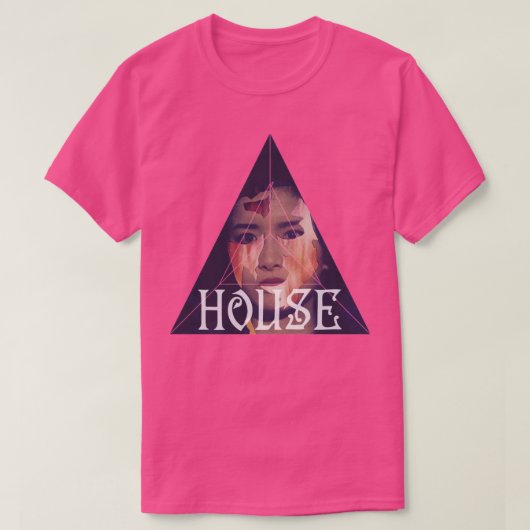 ハウスハウス日本のキャットホラー Tシャツ (デザイン正面)