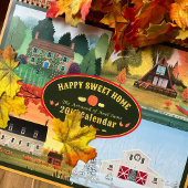 ハウスハッピースイーツホームカレン図解入りの、写真付きのダー カレンダー