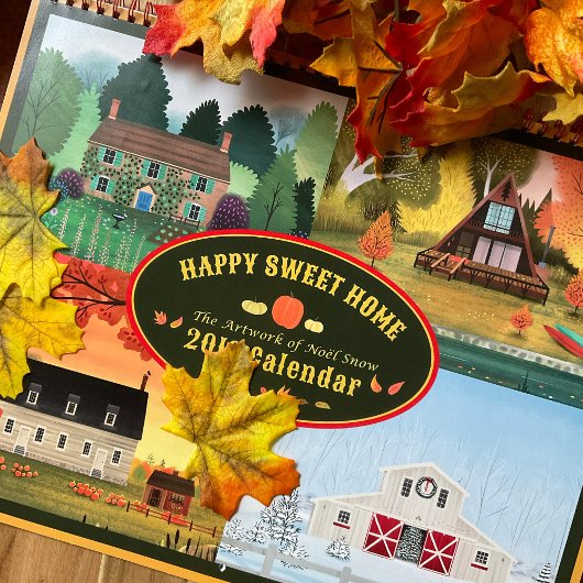 ハウスハッピースイーツホームカレン図解入りの、写真付きのダー カレンダー