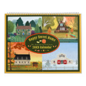 ハウスハッピースイーツホームカレン図解入りの、写真付きのダー カレンダー (カバー)