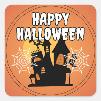 ハウスハッピーハローウィン スクエアシール