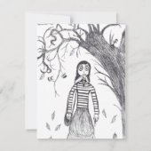 ハウスハロウ不気味ィーン招待状 招待状 (裏面)