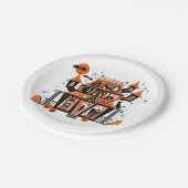 ハウスハロウ幽霊のよく出るィーン ペーパープレート (アングル)