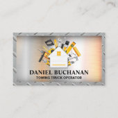 ハウスハードウェアツール |スチールメタル 名刺 (正面)