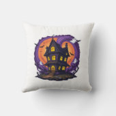 ハウスハ幽霊のよく出るロウィーンゴシ不気味ックマンションこうもり クッション (裏面)