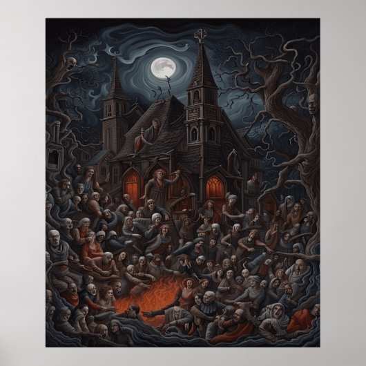 ハウスハ幽霊のよく出るロウィーンゾンビギャザー ポスター (正面)