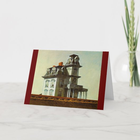 ハウスバイザレライド – エドワードホッパー1925 カード (正面)