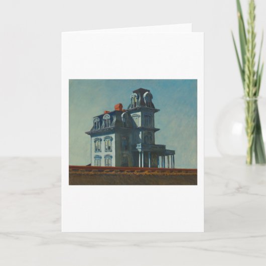 ハウスバイザレライド – エドワードホッパー カード (正面)