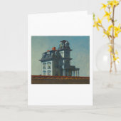 ハウスバイザレライド – エドワードホッパー カード (黄色い花)