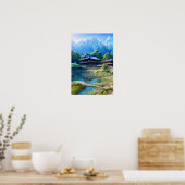 ハウスバイザcalm River ポスター (キッチン)