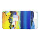 ハウスバイシーカラフル油絵旅行おもしろい Case-Mate iPhoneケース (裏面(横))