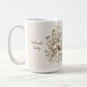 ハウスバイヤーウェルカム実在エテートプロモーション不動産仲介業者 コーヒーマグカップ (左)