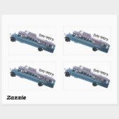 ハウスバス 長方形シール (シート)