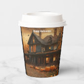 ハウスパンプキ不気味ンハロウィーンコレクション 紙コップ (裏面)