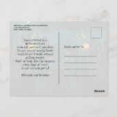 ハウスパンプキ幽霊のよく出るンスハローウィンパーティ招待状 ポストカード (裏面)