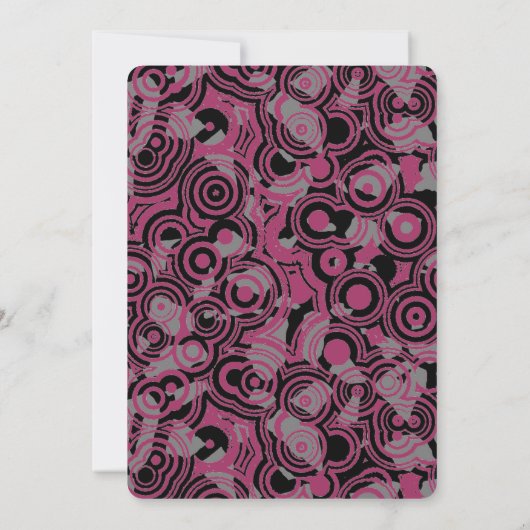 ハウスパーティの招待状 招待状 (裏面)