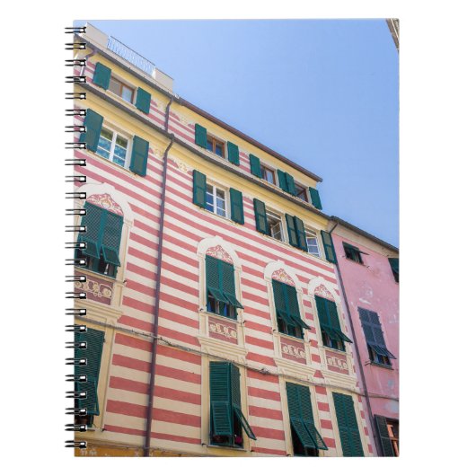 ハウスファサードMonterosso Cinque Terre Liguria Ital ノートブック (正面)