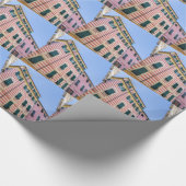 ハウスファサードMonterosso Cinque Terre Liguria Ital ラッピングペーパー (角)