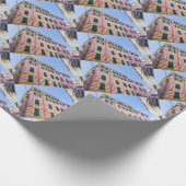 ハウスファサードMonterosso Cinque Terre Liguria Ital ラッピングペーパー (角)