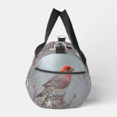 ハウスフィンチインウィンタースノーオリジナル写真 ダッフルバッグ (右)