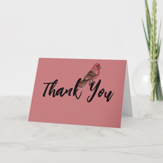 ハウスフィンチ カード (正面)