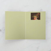 ハウスフィンチ、ハッピーバースデー カード (内部)