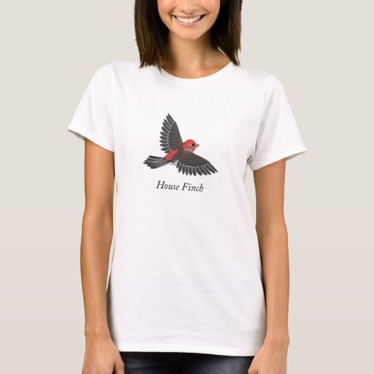 ハウスフィンチ Tシャツ (正面)