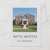 ハウスフォト引っ越しましたグレームービング 案内ポストカード (正面)
