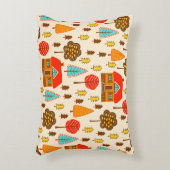 ハウスフォレストヴィンテージシームレスパターン アクセントクッション (正面(垂直))