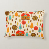 ハウスフォレストヴィンテージシームレスパターン アクセントクッション (裏面)