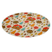 ハウスフォレストヴィンテージシームレスパターン カッティングボード (角)