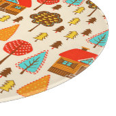 ハウスフォレストヴィンテージシームレスパターン カッティングボード (角)