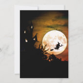 ハウスフルムーンウィッチオレンジスカイハローウィンパーティ 招待状 (裏面)