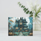 ハウスフル幽霊のよく出るムーンパンプキンスハロウィーン シーズンポストカード (スタンド正面)