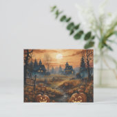 ハウスフル幽霊のよく出るムーンパンプキンスハロウィーン シーズンポストカード (スタンド正面)