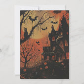 ハウスフル幽霊のよく出るムーンパンプキンスハローウィンパーティ 招待状 (裏面)