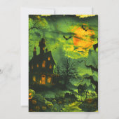 ハウスフル幽霊のよく出るムーンパンプキンスハローウィンパーティ 招待状 (裏面)