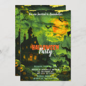 ハウスフル幽霊のよく出るムーンパンプキンスハローウィンパーティ 招待状 (正面/裏面)
