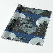 ハウスフル幽霊のよく出るムーンラッピング紙 ラッピングペーパー (アンロールド)