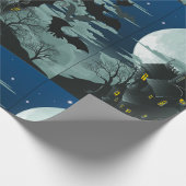 ハウスフル幽霊のよく出るムーンラッピング紙 ラッピングペーパー