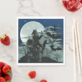 ハウスフル幽霊のよく出るムーン紙ナプキンス スタンダードランチョンナプキン (インサイチュ)